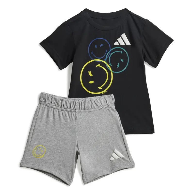 Tuta per bambini adidas X Smileyworld Noir