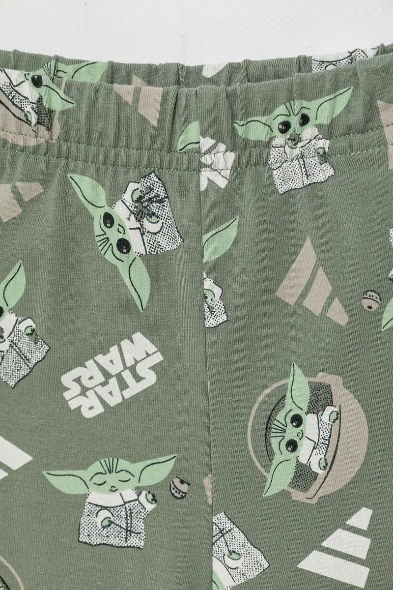 tuta per bambini x Star Wars colore verde JF3631 miniatura 3