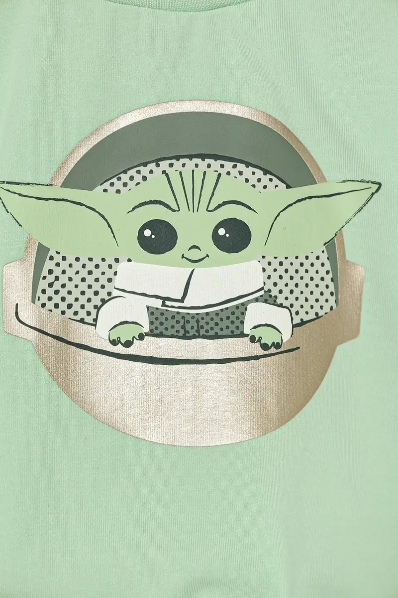 tuta per bambini x Star Wars colore verde JF3631 miniatura 4