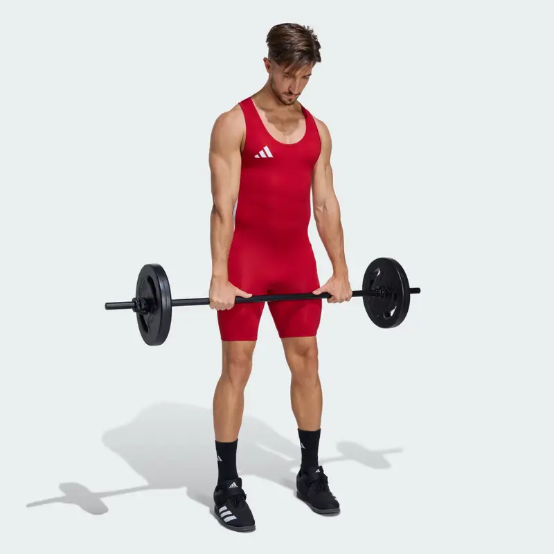 Tuta Powerlift Weightlifting Team Power Red 2 miniatura 3