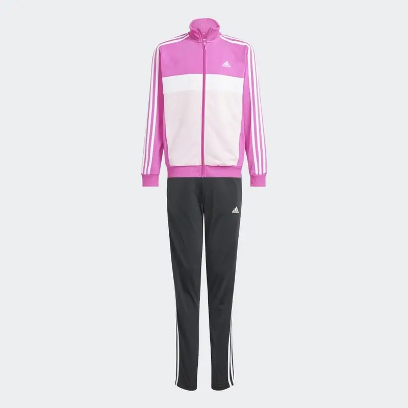 Tuta ragazza adidas essentials tiras tiberio - fucsia/nero | Adidas