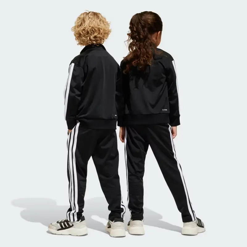 Tuta Seasonal Essentials Tiberio 3-Stripes Tricot Kids Black miniatura 2