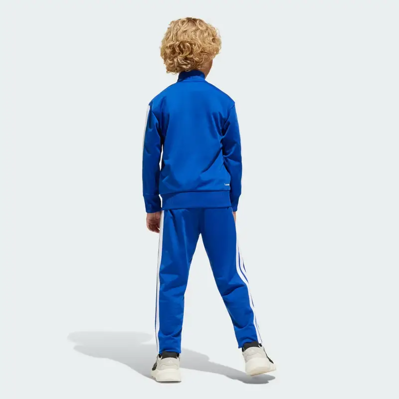 Tuta Seasonal Essentials Tiberio 3-Stripes Tricot Kids Royal Blue miniatura 4