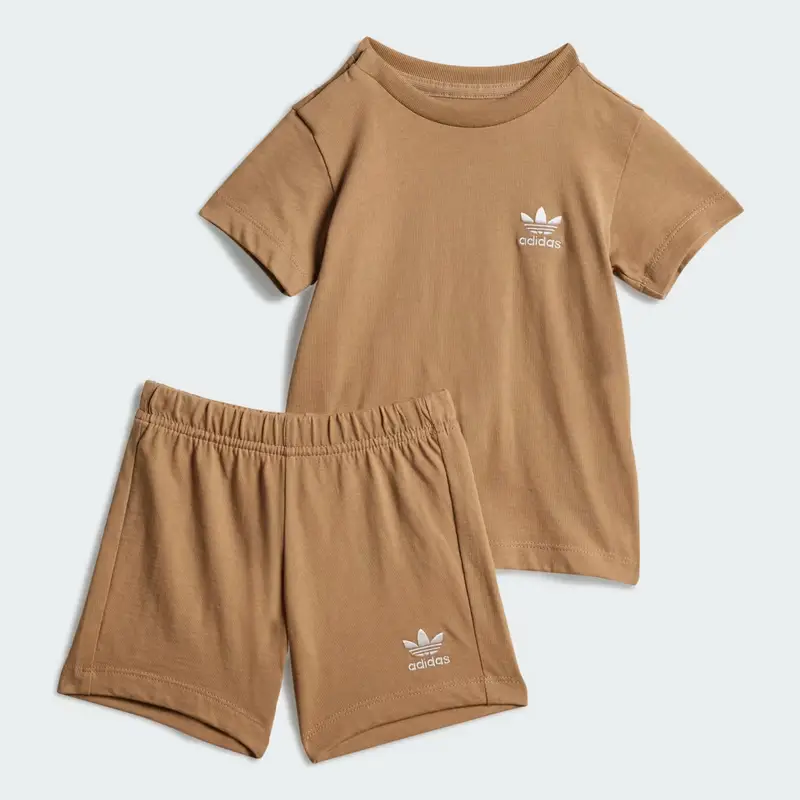 Tuta Shorts Tee Infant Cardboard