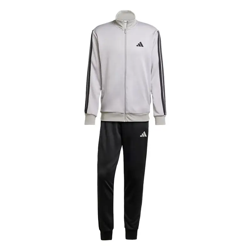 Tuta Sportiva Full Zip Grigio Uomo L