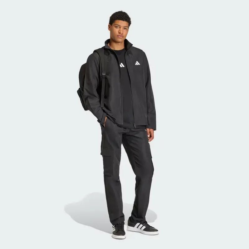 Tuta sportiva in Woven Cargo Black miniatura 3