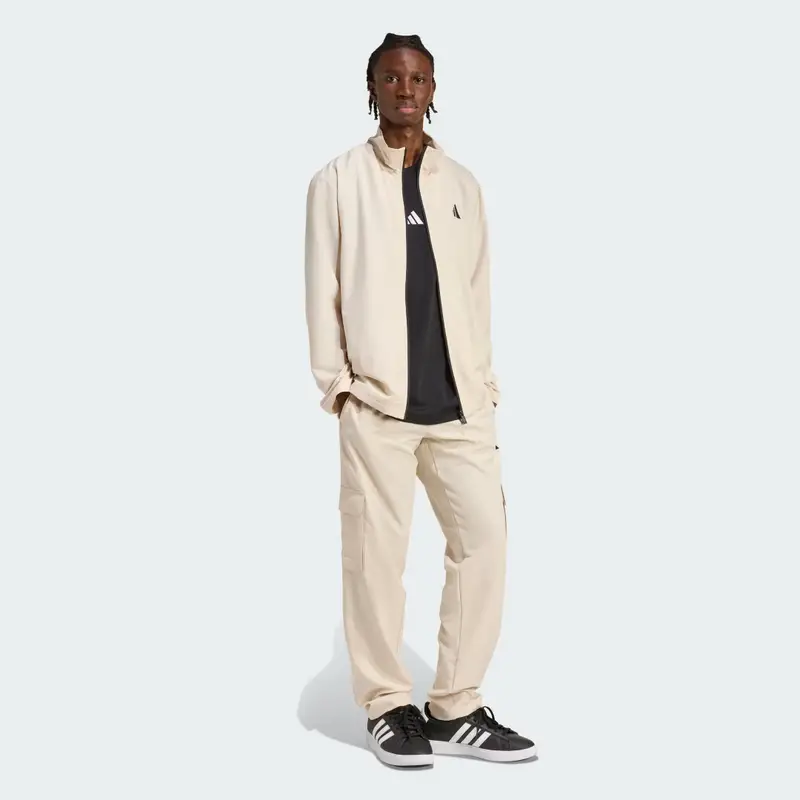 Tuta sportiva in Woven Cargo Crystal Linen miniatura 3