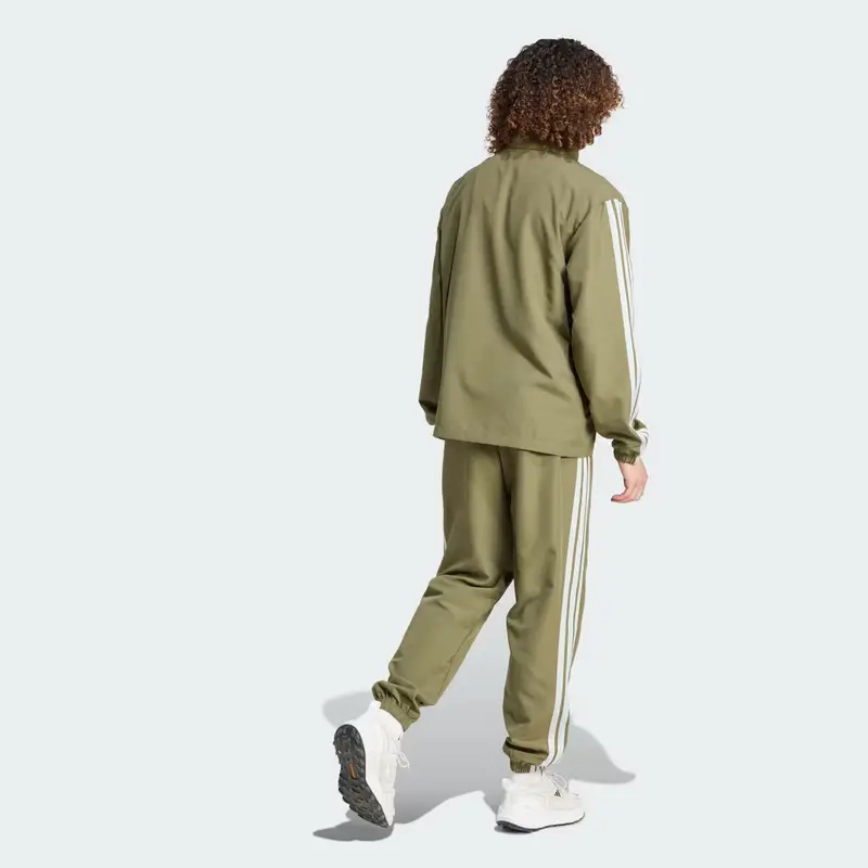 TUTE IN TESSUTO CON LE 3 STRISCE Olive Strata miniatura 2