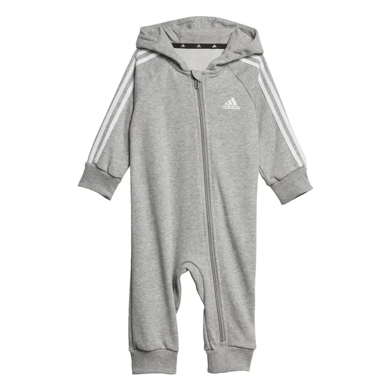 Tutina Essentials Stripes French Terry Infant | Adidas Grigio
