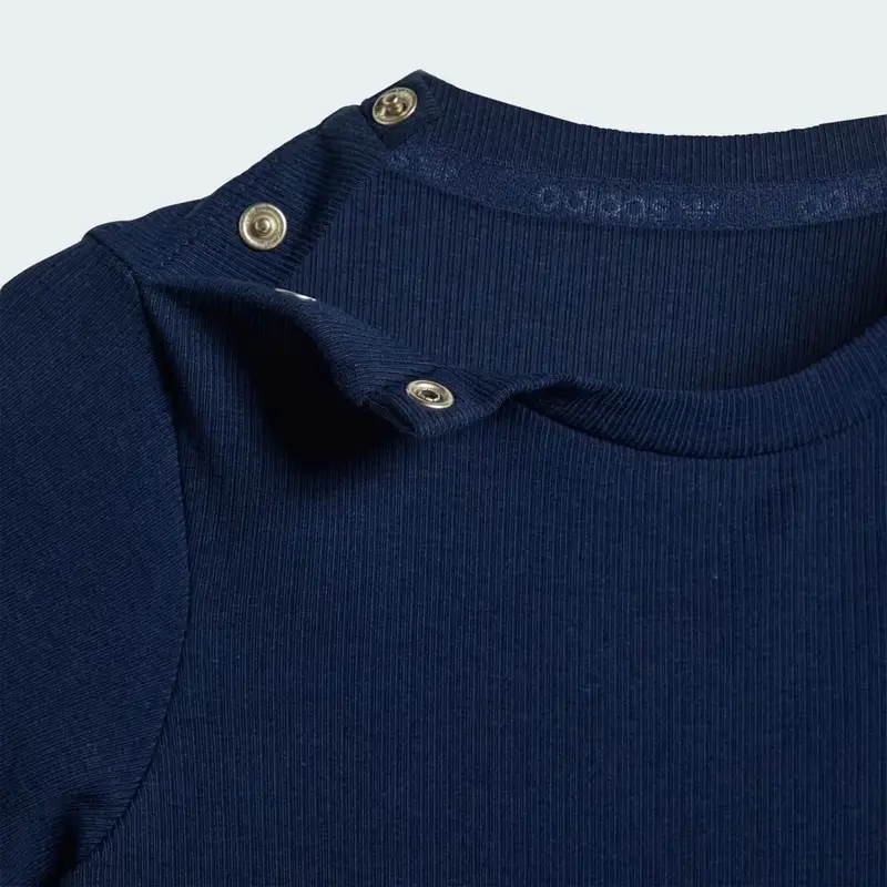 TUTINA REGULAR A MANICA CORTA A COSTINE Night Indigo miniatura 3