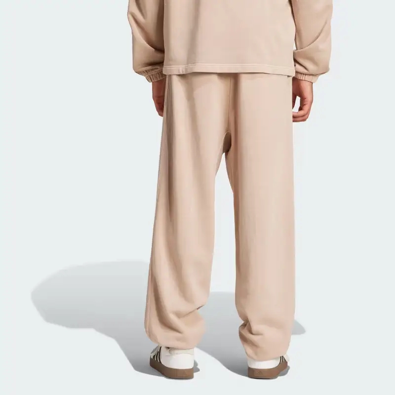 TUTTI GLI SZN Pantaloni larghi in French Terry lavato Warm Sandstone miniatura 2