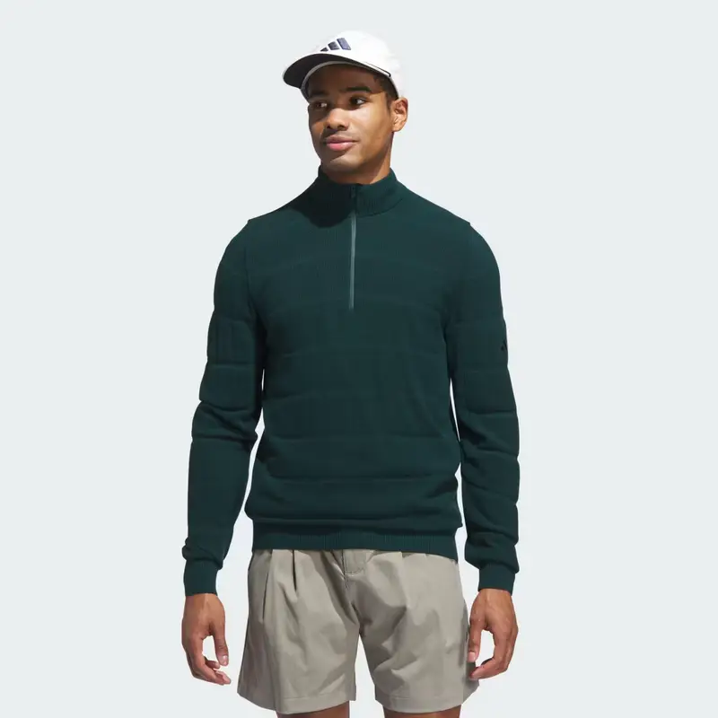 Ultimate365 Tour Wind Knit Quarter-Zip Aurora Ivy
