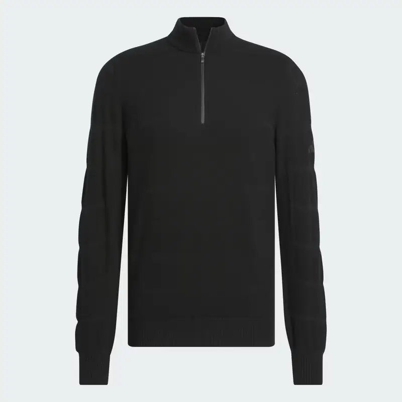 Ultimate365 Tour Wind Knit Quarter-Zip Black miniatura 4