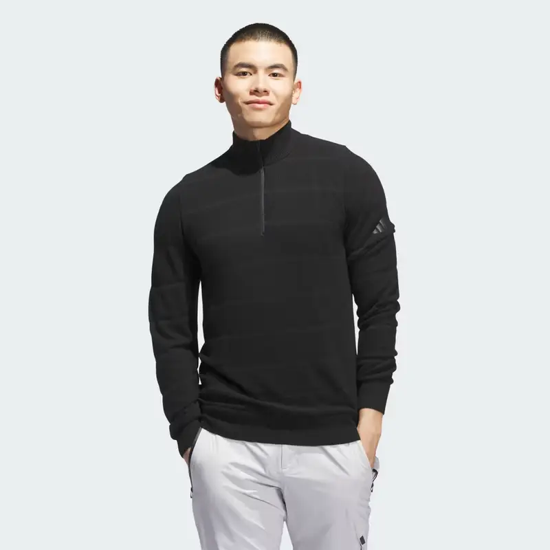 Ultimate365 Tour Wind Knit Quarter-Zip Black