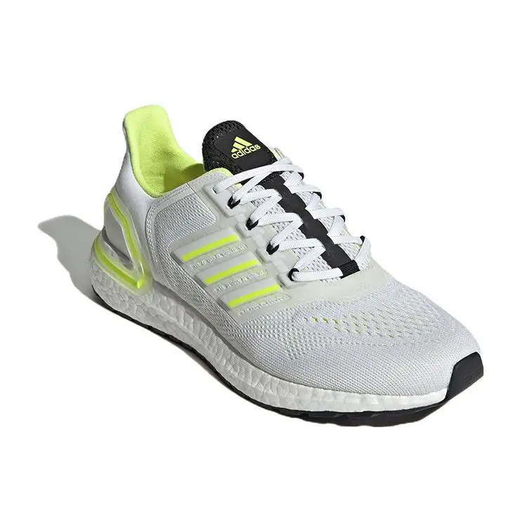 UltraBoost 20 LAB Bianco Giallo Solare Sneakers Unisex Calzature-Bianco Nero Assoluto GZ5007 41⅓ miniatura 2