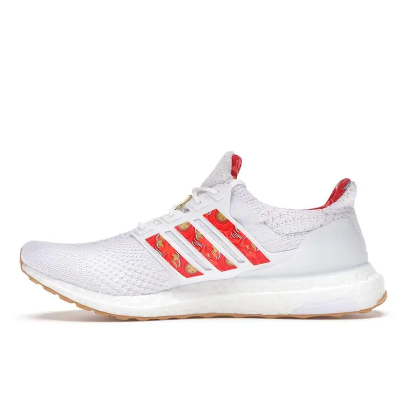 UltraBoost 5 0 DNA Capodanno Cinese Sneakers Unisex Bianco Bianco Nuvola Rosso Solare GW7659 39⅓ miniatura 3