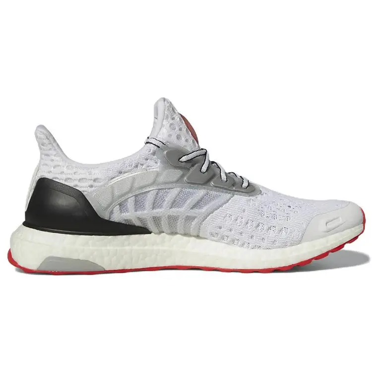 UltraBoost Climacool 2 DNA Bianco Rosso Vivido Sneakers Uomo Bianco Nuvola Nero Core GY5373 45⅓ miniatura 4