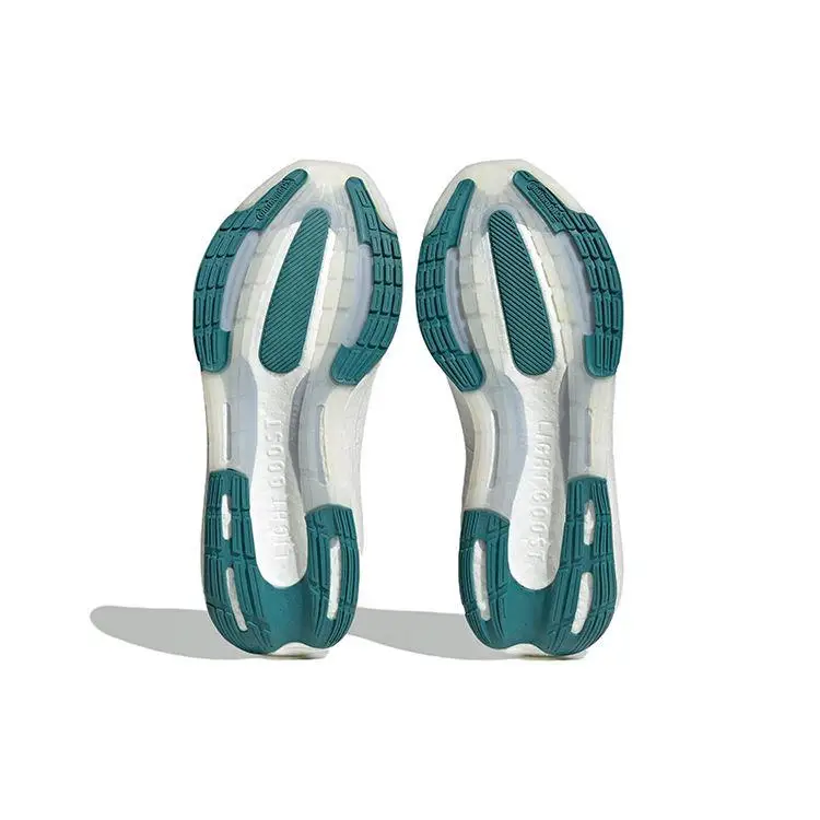 UltraBoost Light Bianco Ghiaccio Notte Artica Limone Lucido Sneakers Unisex Bianco Nuvola IE1768 40 miniatura 4