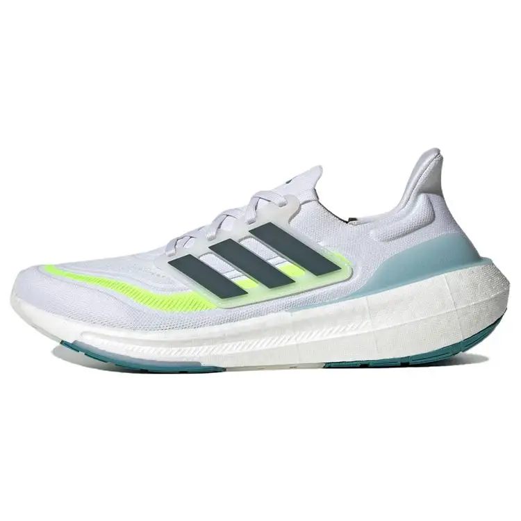 UltraBoost Light Bianco Ghiaccio Notte Artica Limone Lucido Sneakers Unisex Bianco Nuvola IE1768 46