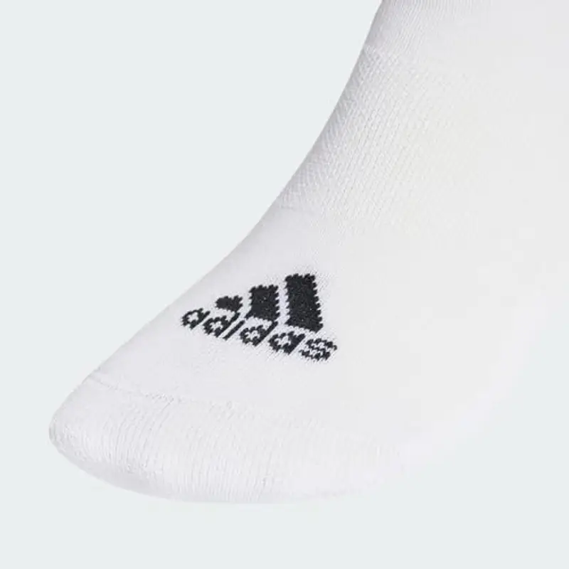 adidas Unisex - Adulto 3-Stripes Cushioned Sportswear Mid-Cut Socks 3 Pairs, White / Black, 13-14.5 miniatura 3