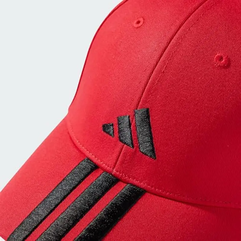 adidas Unisex - Adulto Bball 3S cap New Logo, Pure Ruby/Black, S miniatura 2