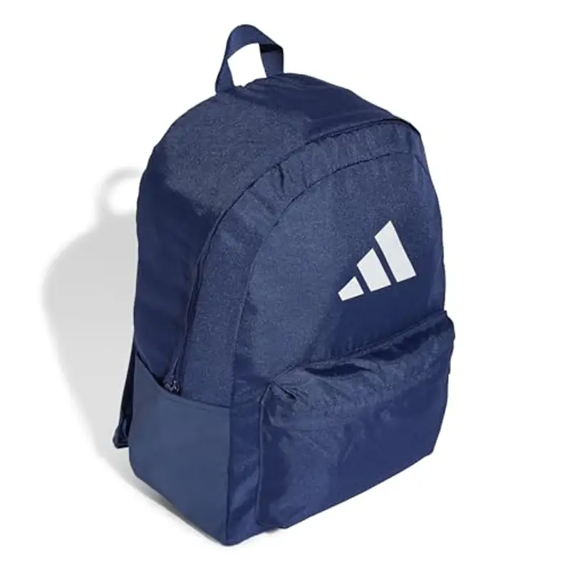 adidas Unisex - Adulto CLASSIC 3BARS BACKPACK, Dark Blue / White, One Size miniatura 3