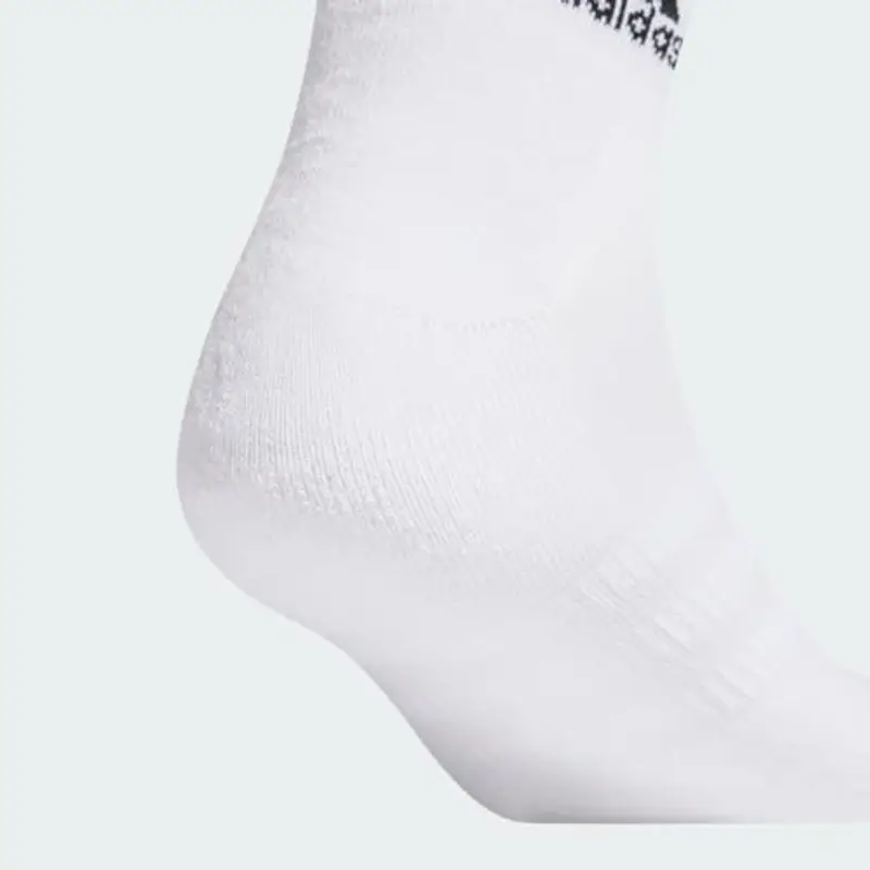 adidas Unisex - Adulto Cushioned Sportswear Ankle Socks 3 Pairs, White / Black, 8.5-10 miniatura 2