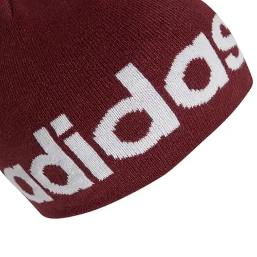 adidas Unisex - Adulto Daily Beanie, Shadow Red/White, S miniatura 3