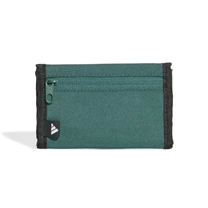 adidas Unisex - Adulto LINEAR WALLET, collegiate green/black, One Size miniatura 2