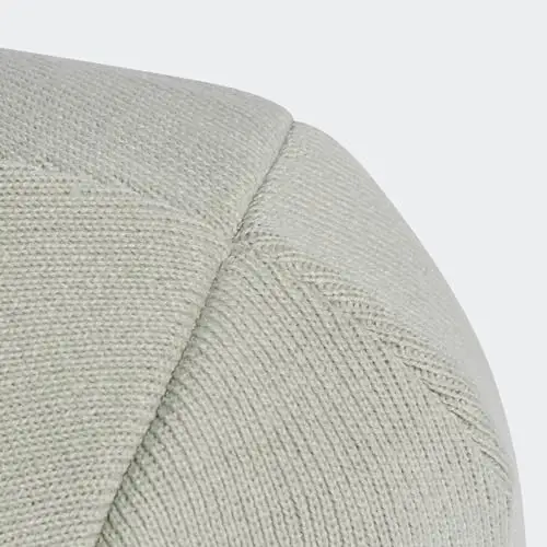 adidas Unisex - Adulto Logo Beanie, Wonder Silver/White, M miniatura 3