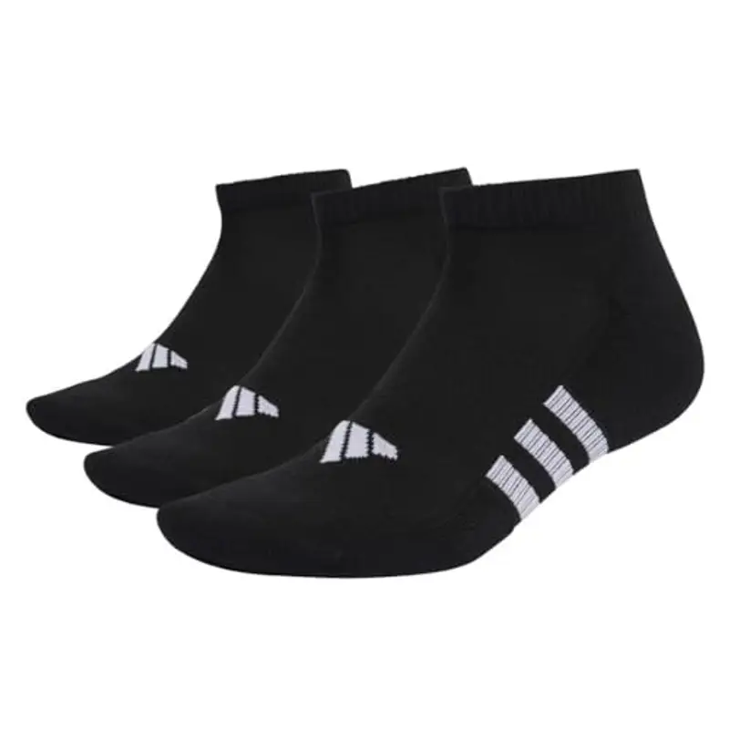 ADIDAS Performance Cushioned Low Socks 3 Pairs - Nero - Taglia 45-48