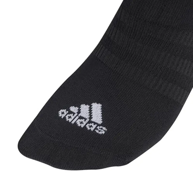 adidas Unisex - Adulto Thin and Light No-Show Socks 3 Pairs, Black / White, 6.5-8 miniatura 3
