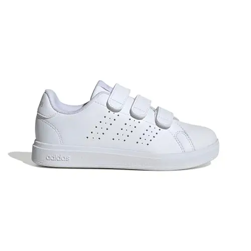 adidas Unisex - Bambini Advantage Base 2.0 Shoes Children, Cloud White/Cloud White/Grey One, 33 1/2 EU miniatura 2
