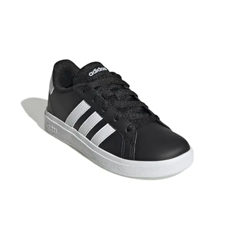 adidas Unisex - Bambini e ragazzi Grand Court Lifestyle Tennis Lace-Up Shoes, Core Black Cloud White Core Black, 40 EU miniatura 3
