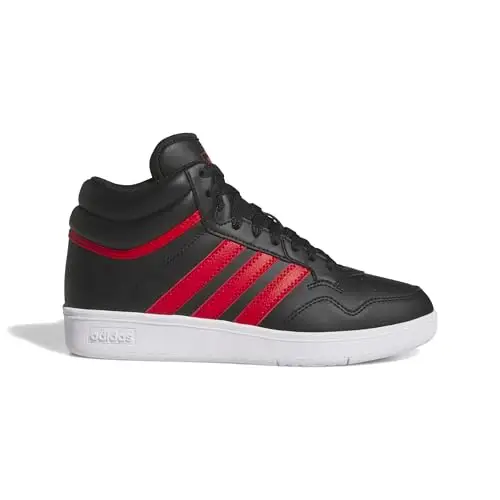 adidas Unisex - Bambini e Ragazzi Hoops 4.0 Mid Shoes, Core Black Better Scarlet Ftwr White, 38 2/3 EU miniatura 2