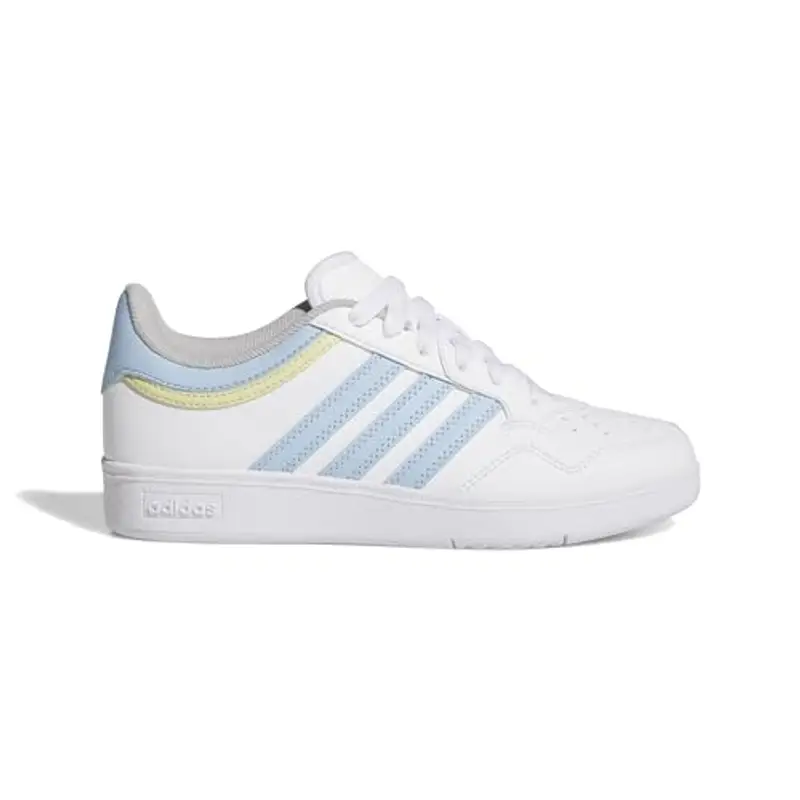 adidas Unisex - Bambini e Ragazzi Hoops 4.0 Shoes, Ftwr White Clear Sky Powder Yellow, 35.5 EU miniatura 2