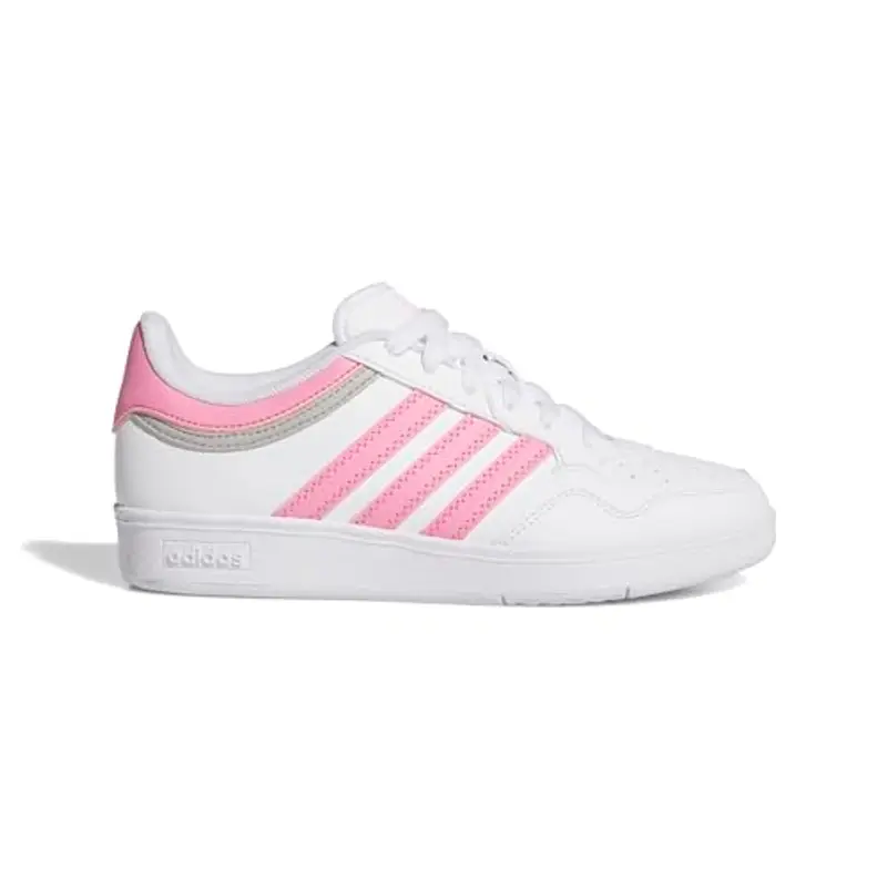 adidas Unisex - Bambini e Ragazzi Hoops 4.0 Shoes, Ftwr White Pink Fusion Grey Two, 31 EU miniatura 2