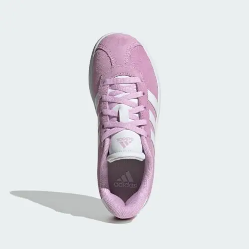 adidas Unisex - Bambini e Ragazzi VL Court 3.0 Shoes, Bliss Lilac/Cloud White/Grey Two, 30 1/2 EU miniatura 3
