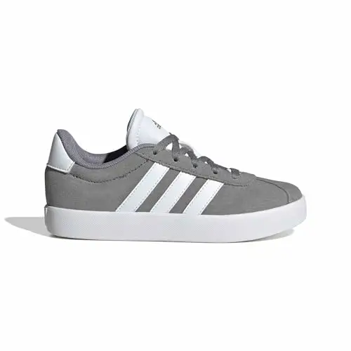 adidas Unisex - Bambini e Ragazzi VL Court 3.0 Shoes, Grey Three/Cloud White/Grey Two, 38 2/3 EU miniatura 2