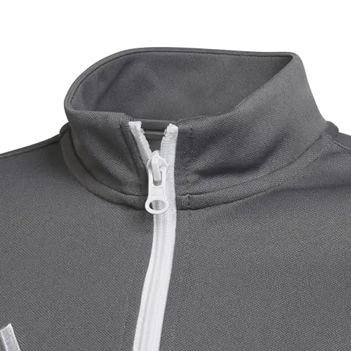 adidas Unisex - Bambini Entrada 22 Track Jacket, Team Grey Four, 7 miniatura 3