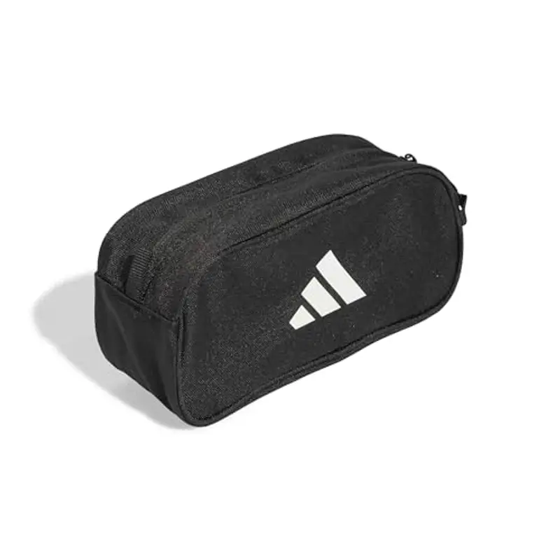 adidas Unisex - Bambini PENCIL CASE 2, Black/White, One size miniatura 3