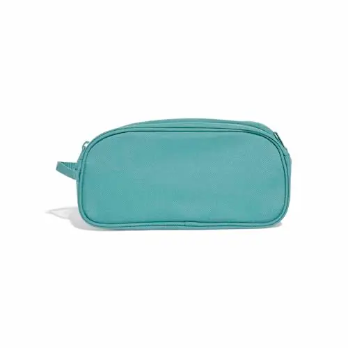 adidas Unisex - Bambini PENCIL CASE 2, Powder Teal/White, One size miniatura 2