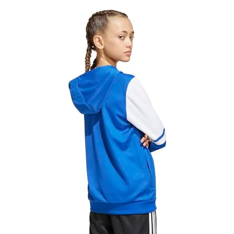 adidas Unisex - Bambini SQUADRA25 HOODY KIDS, Blu (Team Royal Blue/White), 13-14 anni miniatura 2