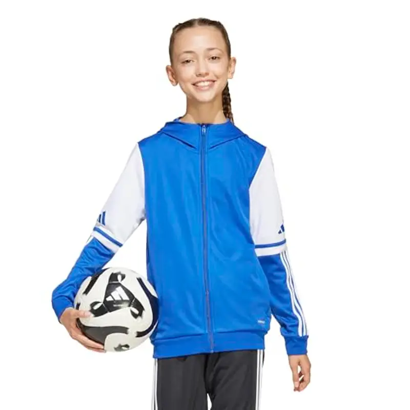 adidas Unisex - Bambini SQUADRA25 HOODY KIDS, Blu (Team Royal Blue/White), 13-14 anni miniatura 3