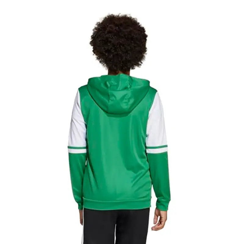 adidas Unisex - Bambini SQUADRA25 HOODY KIDS, Verde (Team Green/White), 7 miniatura 2