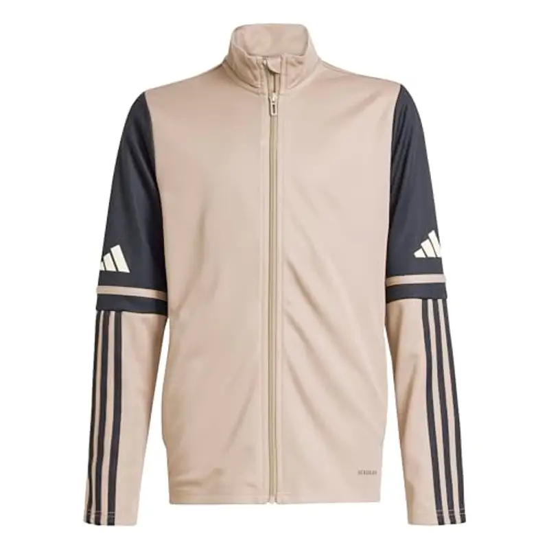 adidas Unisex - Bambini SQUADRA25 TRAINING JACKET KIDS, blanch cargo/black/warm vanilla, 9-10 Years