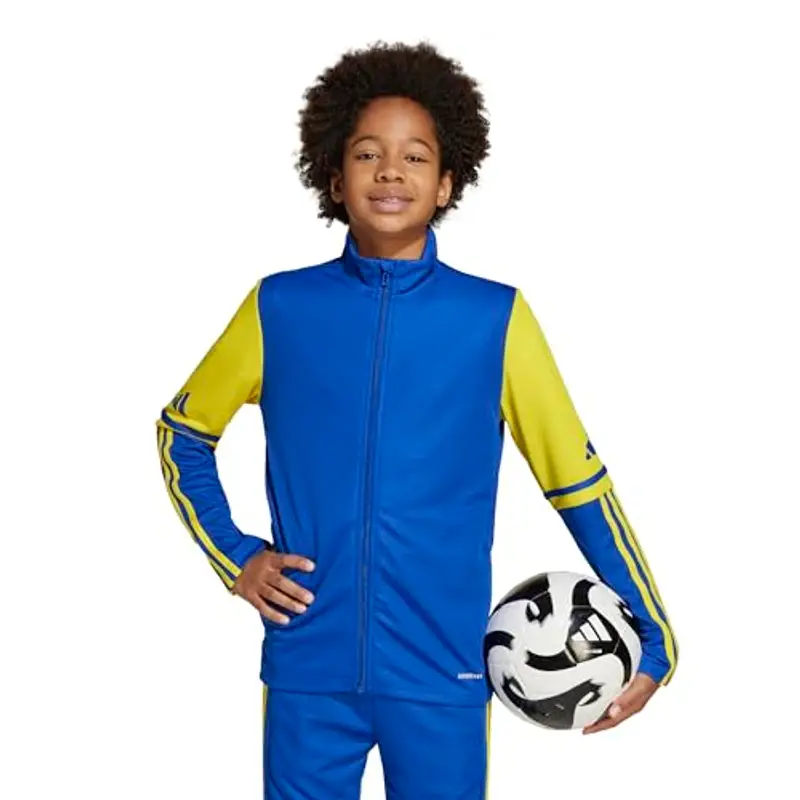 adidas Unisex - Bambini SQUADRA25 TRAINING JACKET KIDS, team royal blue/team yellow, 11-12 Years miniatura 3