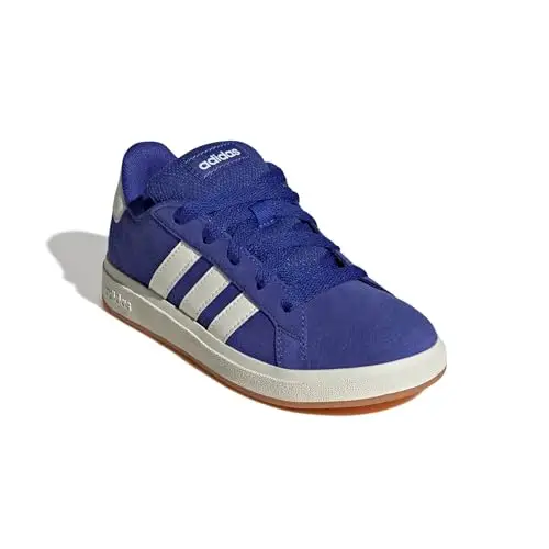 adidas Unisex Bambino Grand Court 00s Sportswear Basket, Blu Semi Lucido Bianco Rotto Gomma, 37 1/3 EU miniatura 2