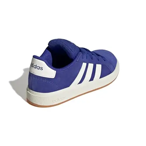 adidas Unisex Bambino Grand Court 00s Sportswear Basket, Blu Semi Lucido Bianco Rotto Gomma, 37 1/3 EU miniatura 3