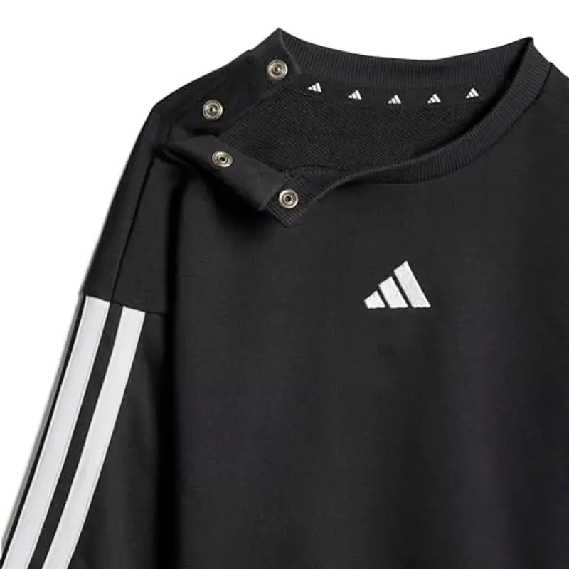 adidas Unisex - Bimbi 0-24 ESSENTIALS JOGGER, Black/White, 0 miniatura 2